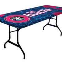 PMC Signs full color custom print table cap for 6ft and 8 ft tables