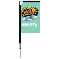 Custom Print Full Color Mamba Rectangle Flag - Image 5