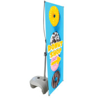 Zeppy Outdoor Custom Print Full Color Banner Stand