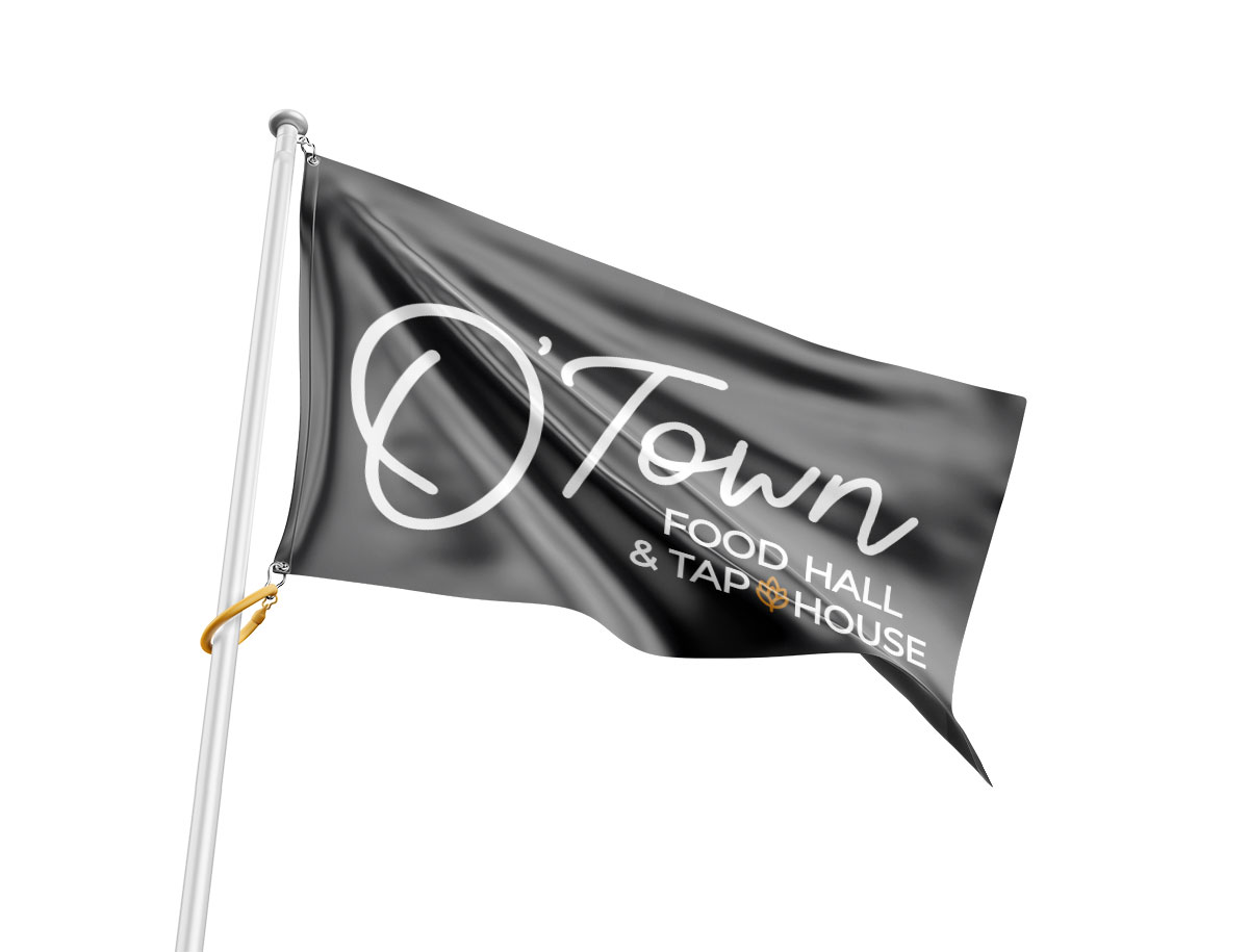 Custom Print Full Color Polyester Pole Flags