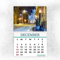 Custom Print Full Color Spiral Bind Calendar - Image 2