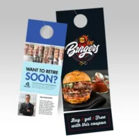 Custom Print Full Color Tearoff Door Hangers